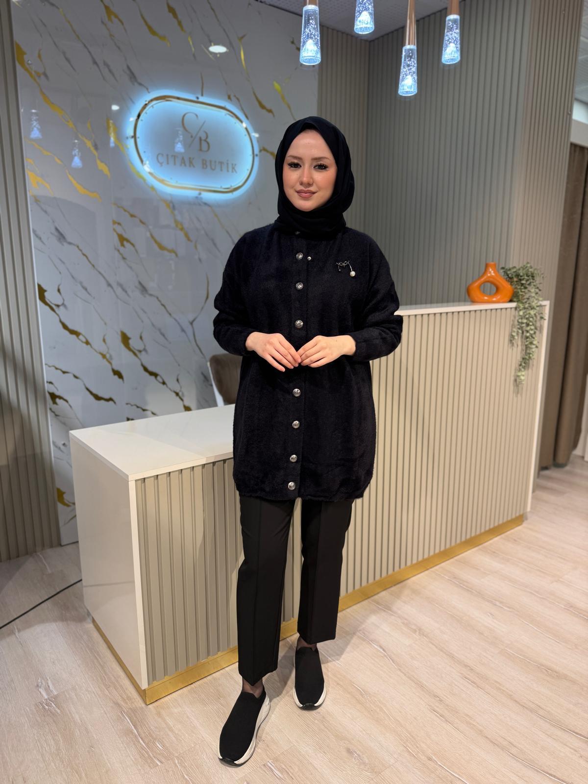 NUSS 7005 ANGORA HIRKA-SİYAH