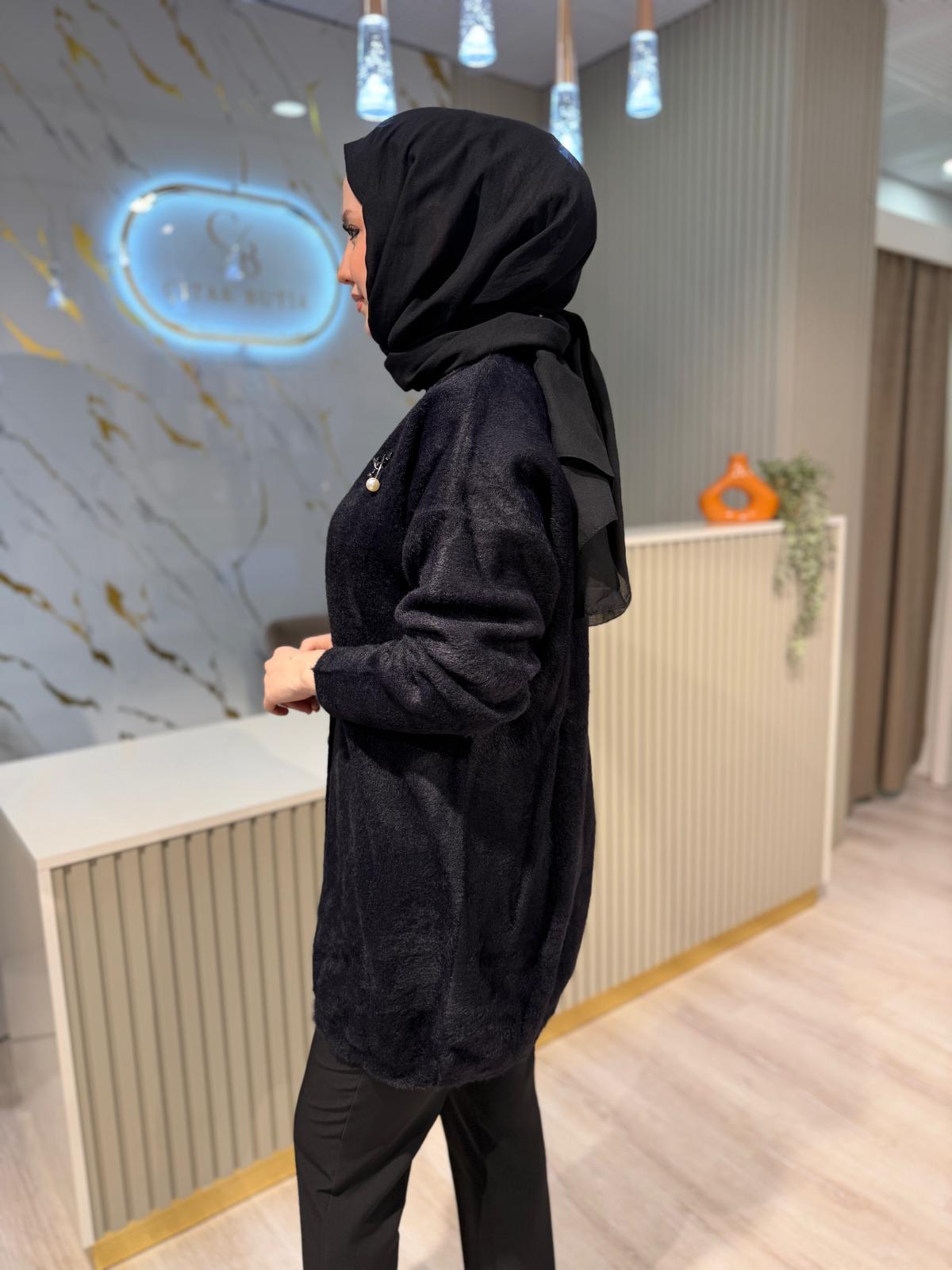 NUSS 7005 ANGORA HIRKA-SİYAH