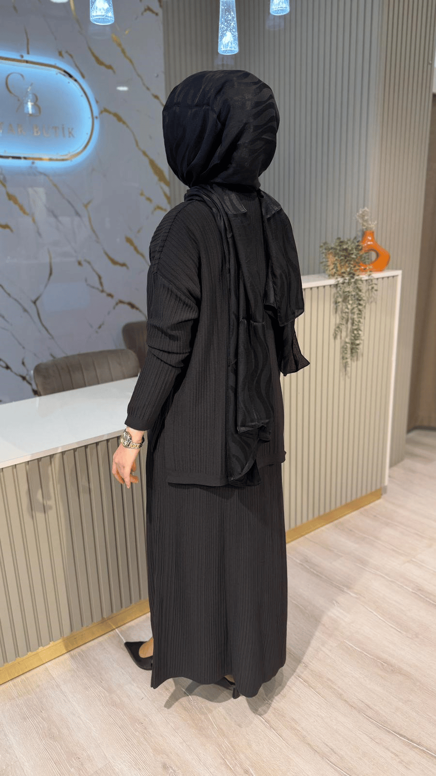 NUSS 701 MERSERİZE ETEKLİ TAKIM- ANTRASİT