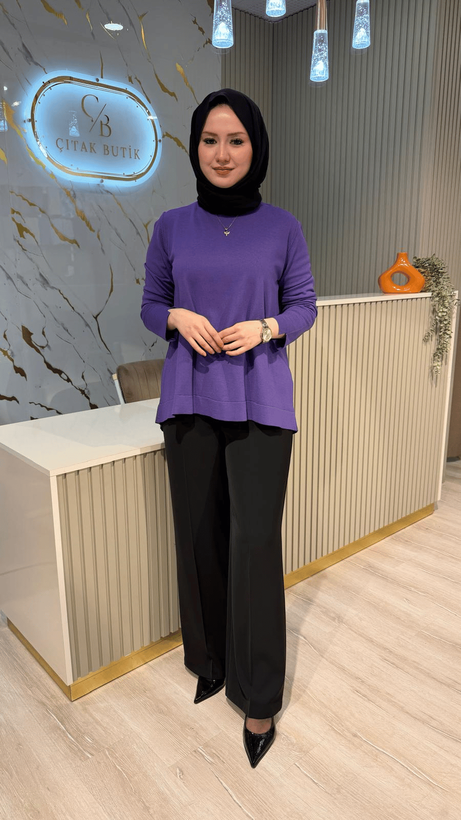 NUSS 902 EVAZE MERSERİZE-LİLA