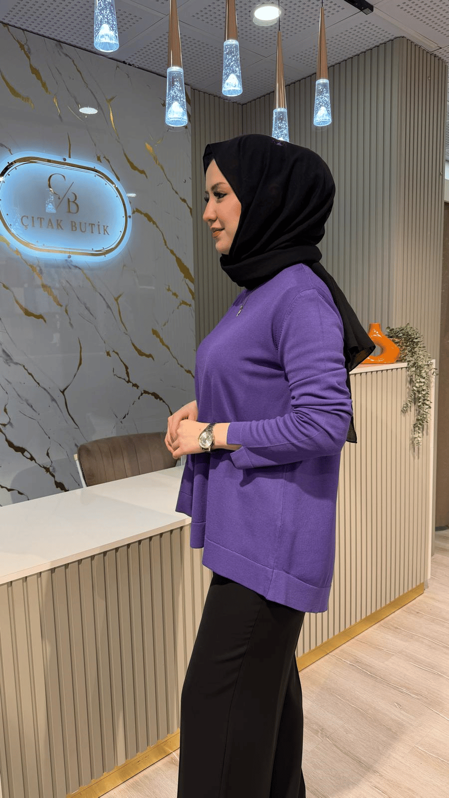 NUSS 902 EVAZE MERSERİZE-LİLA