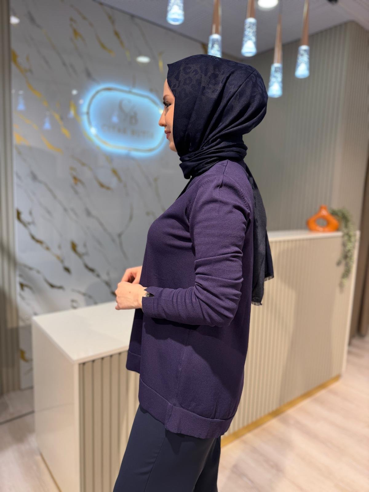 NUSS 902 EVAZE MERSERİZE-MOR