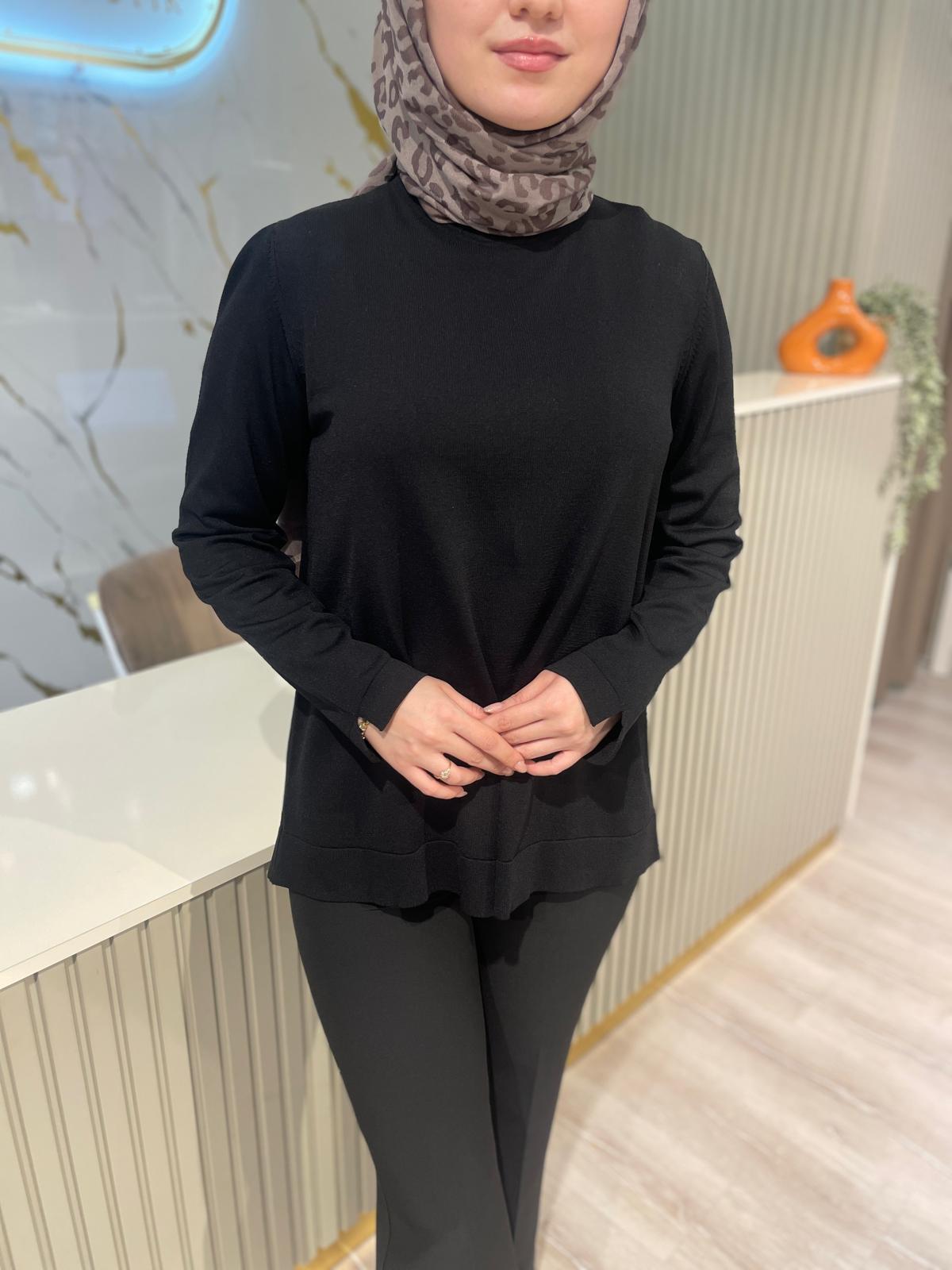 NUSS 902 EVAZE MERSERİZE-SİYAH