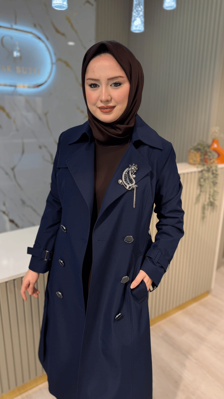 OTTO 6550 TRENÇKOT- LACİVERT