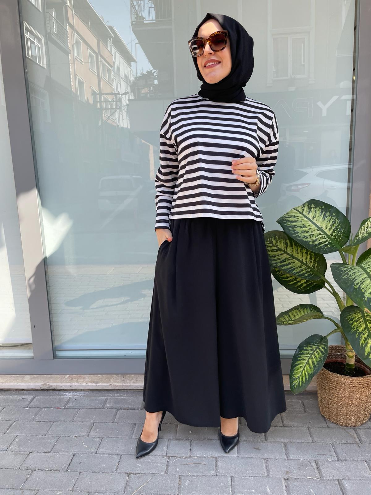 Pantolon Etek-Siyah