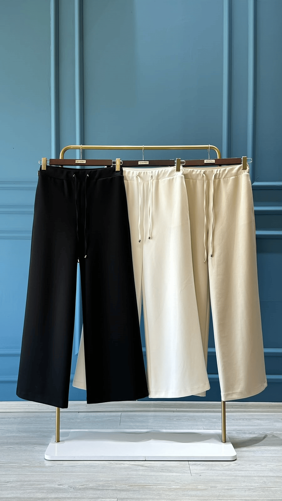 SENTEZ 5655 KAPAK CEPLİ GENİŞ PAÇA PANTALON