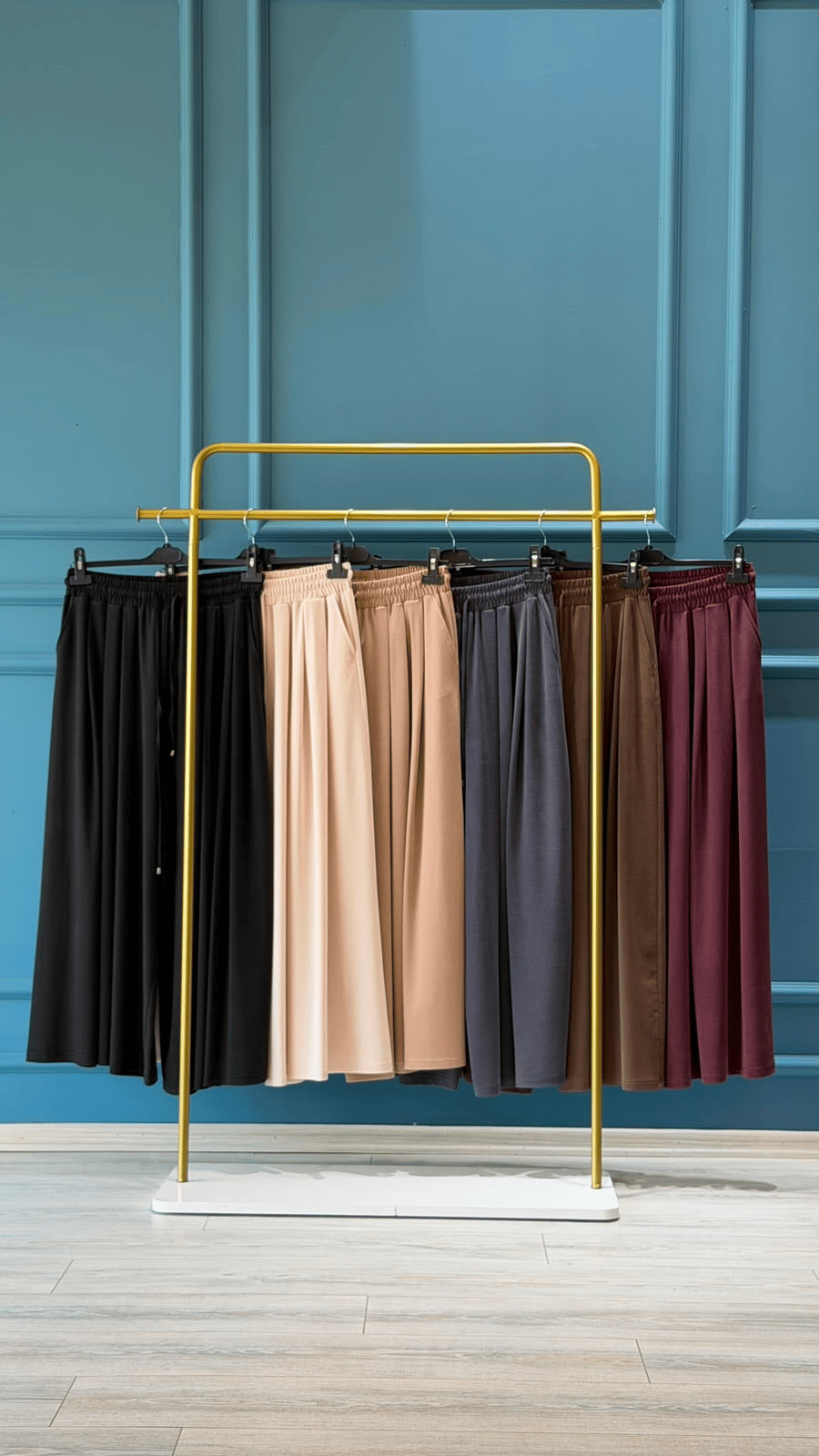 SENTEZ 5664 PİLELİ GENİŞ PAÇA PANTOLON