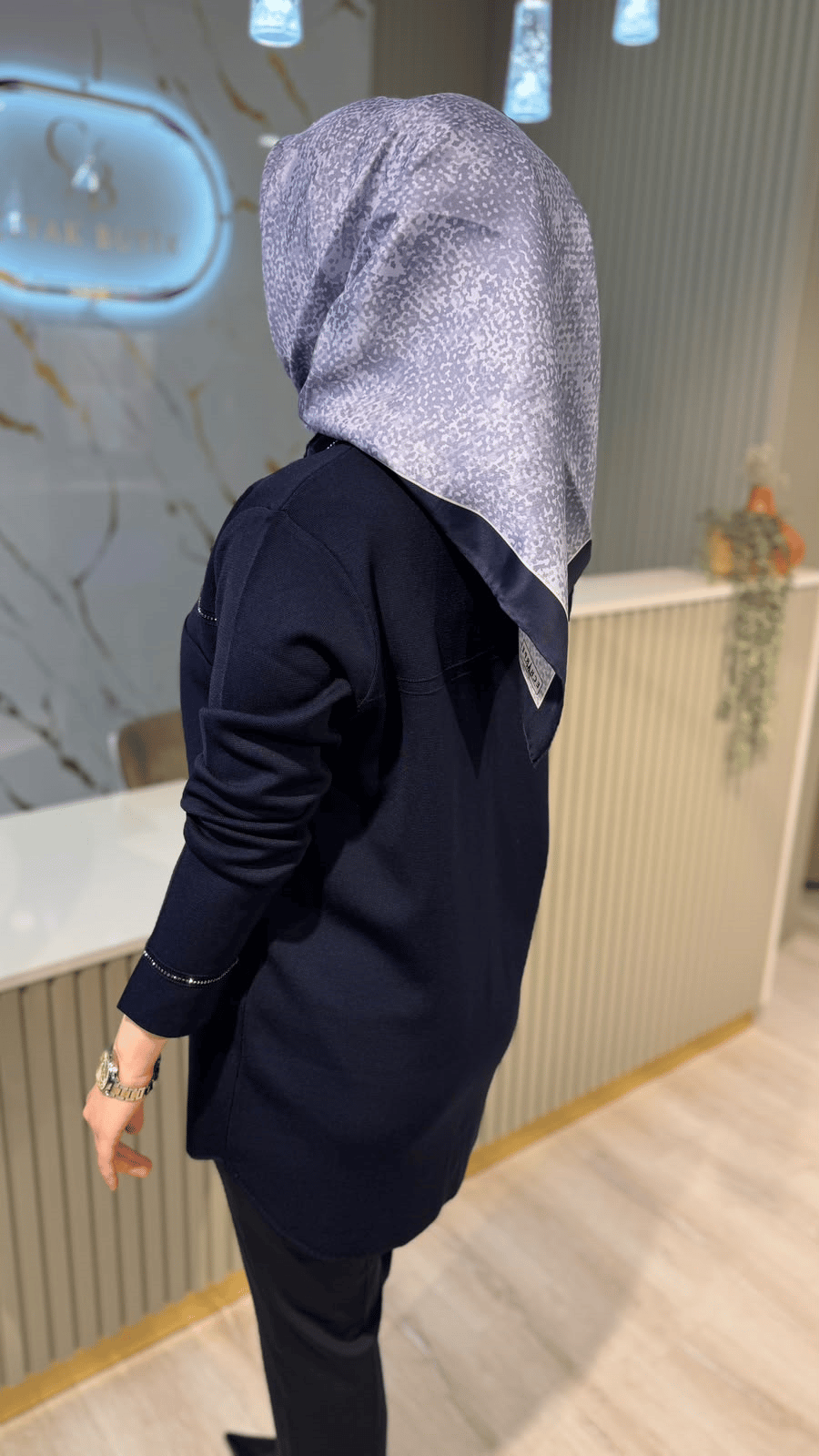 TIĞ TRİKO 21562 CEP DETAYLI RAYON  CEKET- LACİVERT