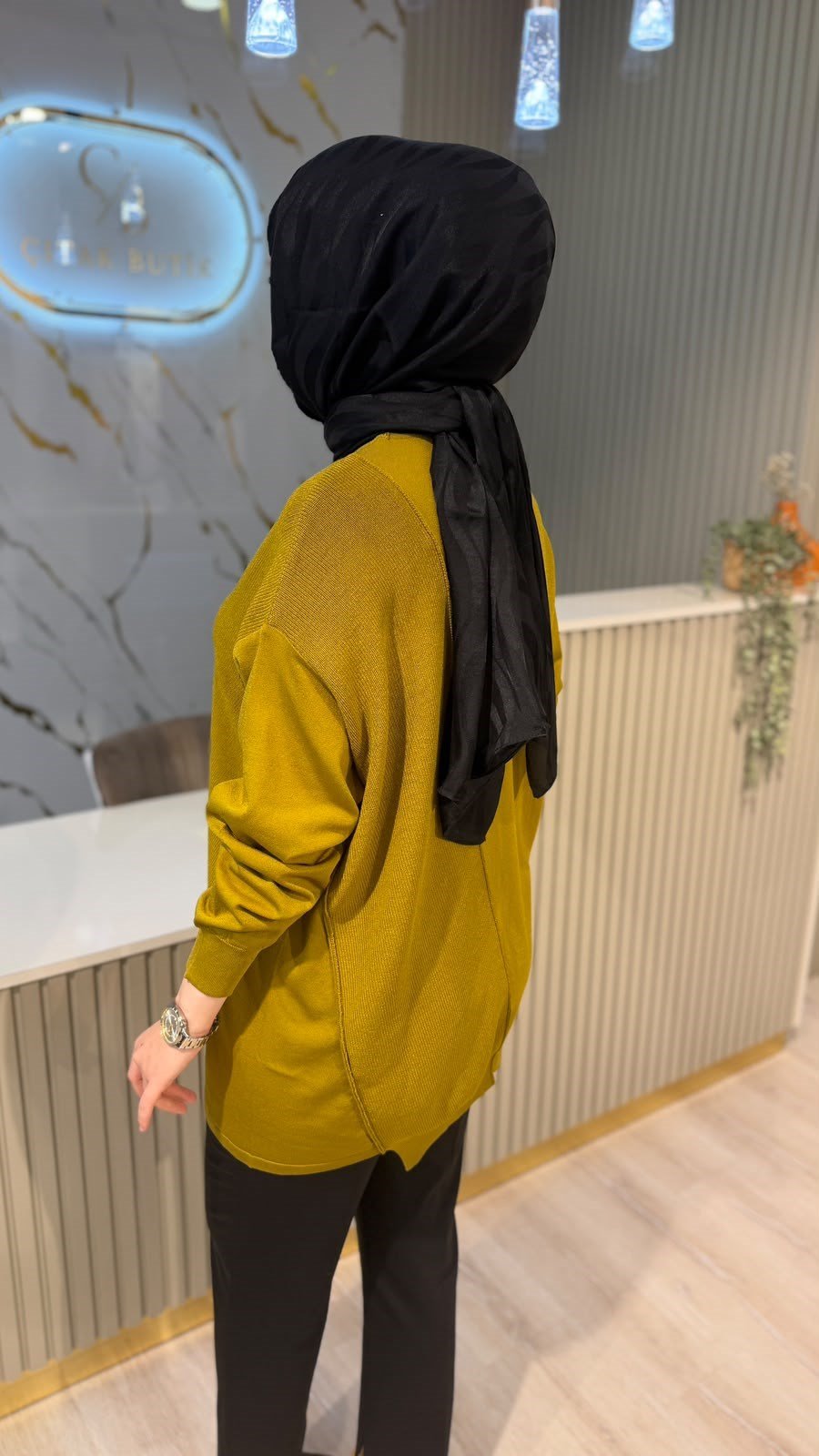 TIĞ TRİKO 21872 ÖRGÜ DETAYLI RAYON TUNIK-ASİT