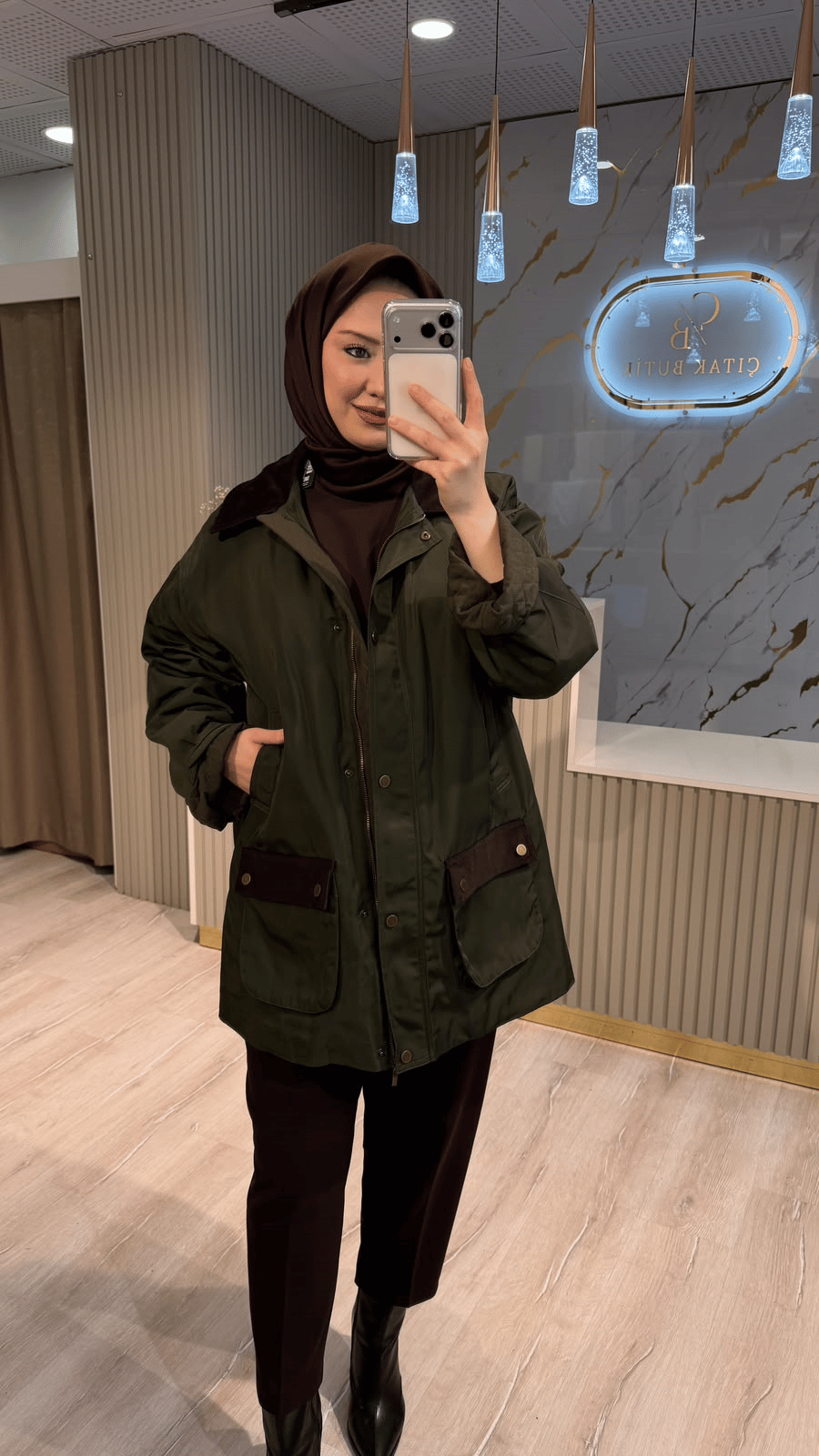 TRENÇ 006051 KABAN - HAKİ