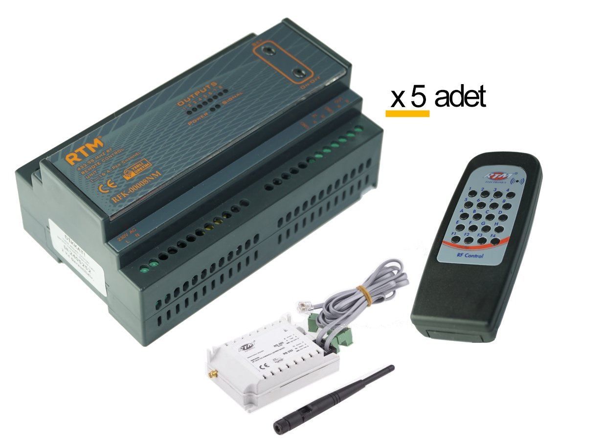 40 Kanal RF Uzaktan Kumanda Kiti RFK-00040N