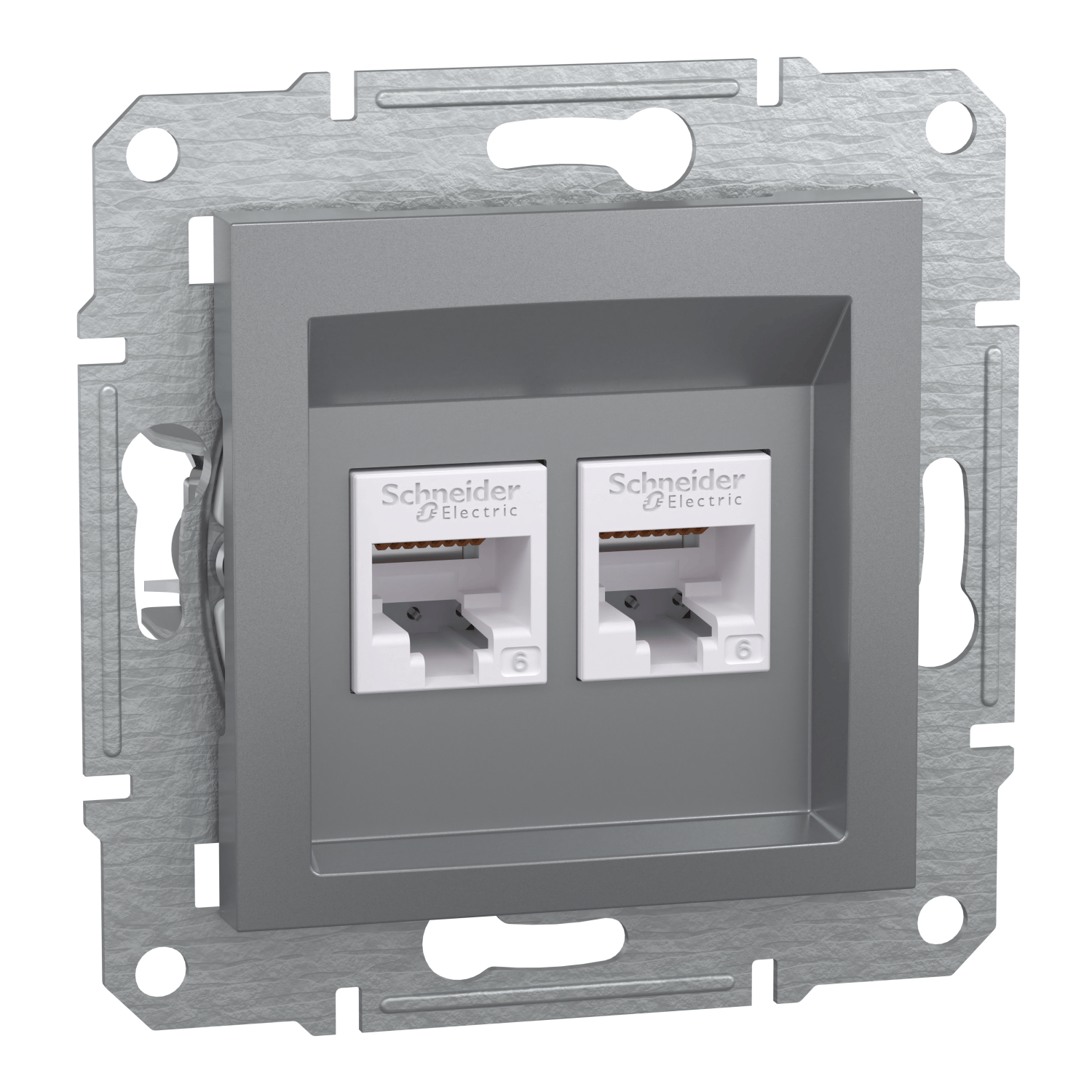 EPH4800162SchneiderAsfora Çelik 2XRJ45 Cat 6 Utp EPH4800162 