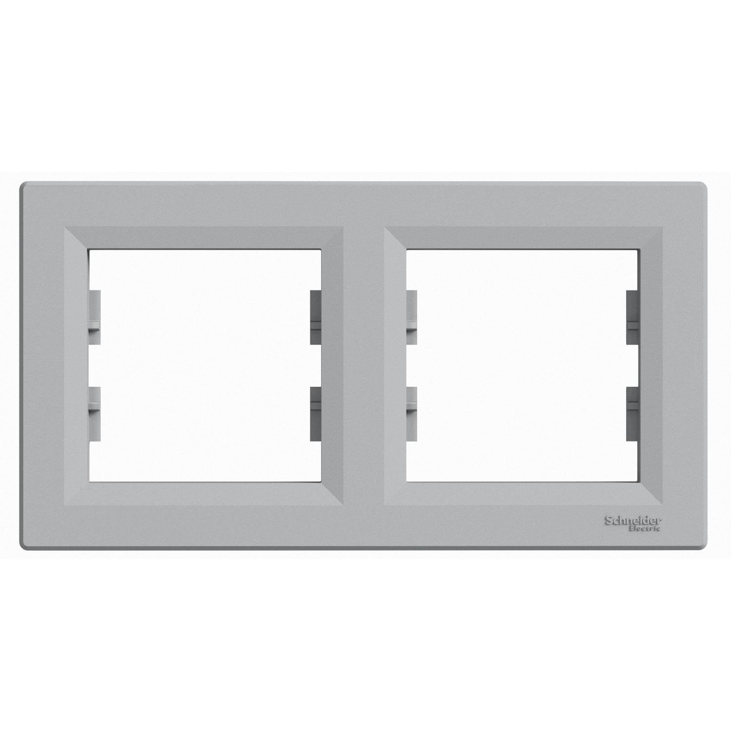  EPH5800261SchneiderAsfora Plus-2'li Yatay Çerçeve, Alüminyum  EPH5800261