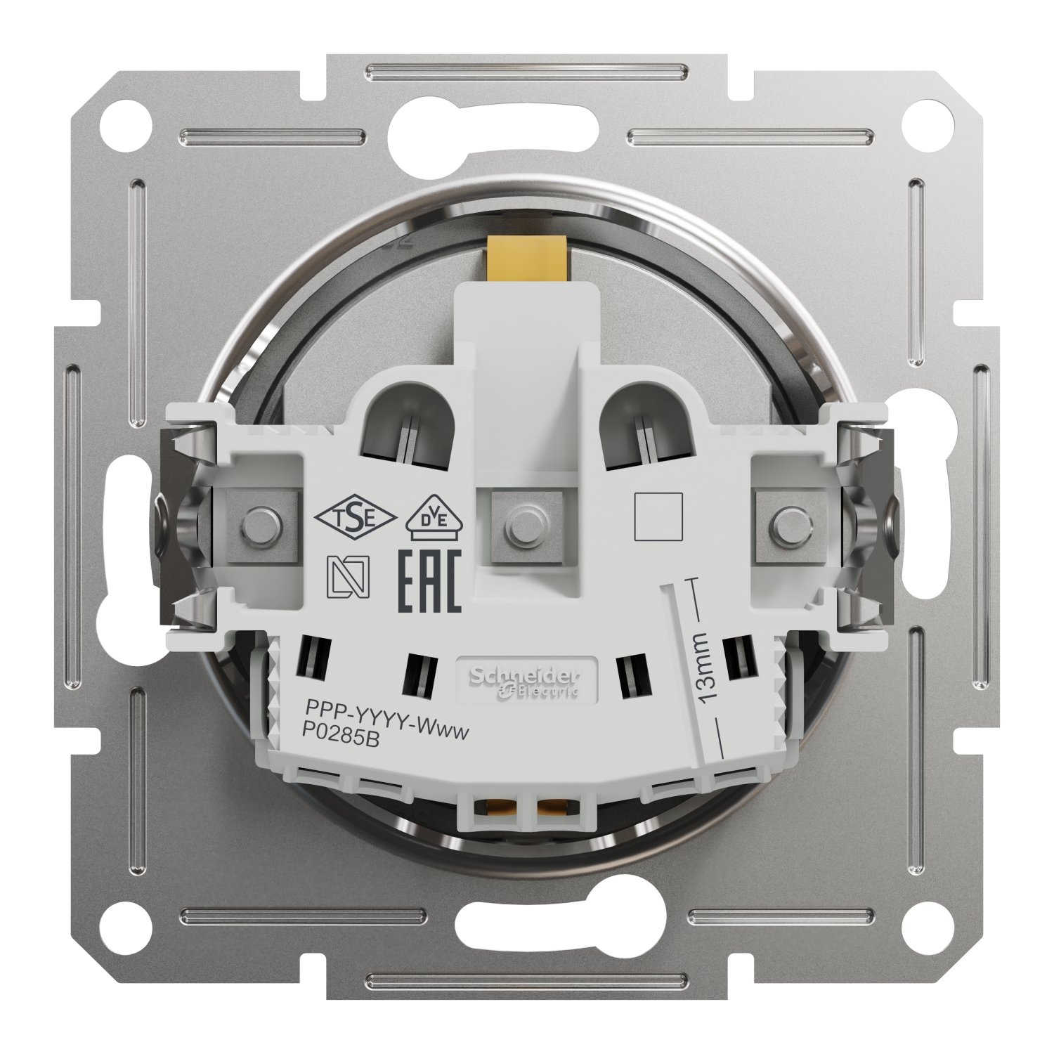 EPH2900261SchneiderSchneider Asfora Plus- Çocuk Korumalı Topraklı Priz, Çerçevesiz, Alüminyum EPH2900261