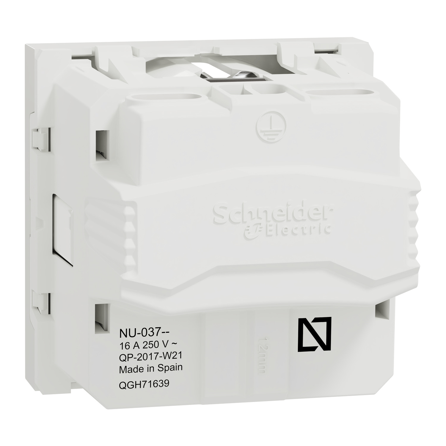 NU303718SchneiderYeni Unica Topraklı Çocuk Korumalı Priz Beyaz NU303718