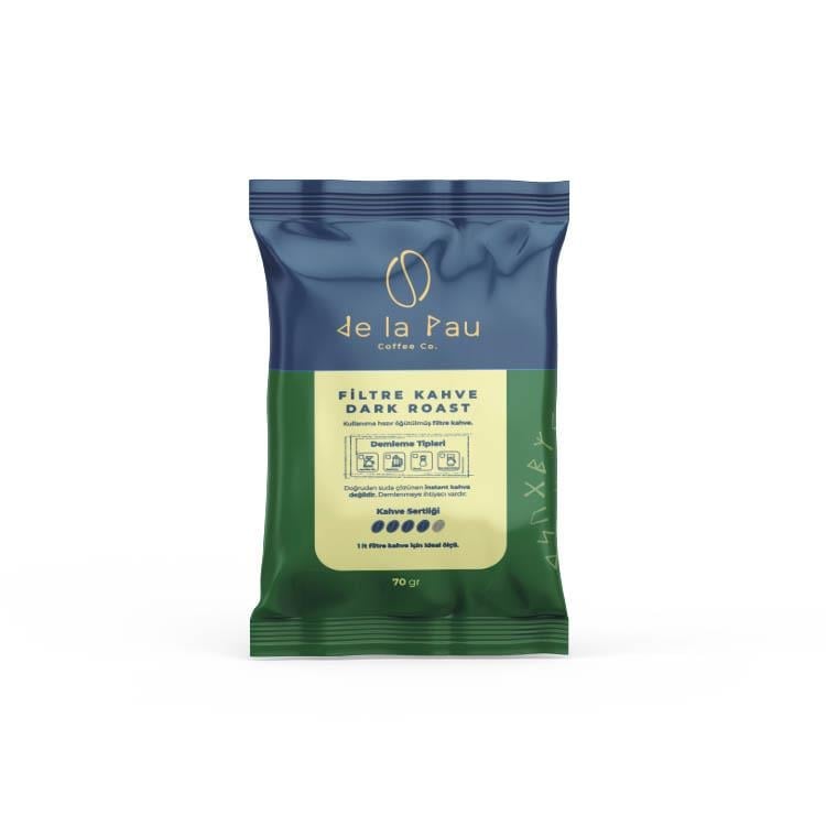 De La Pau Dark Roast Blend Filtre Kahve Öğütülmüş 70 Gr