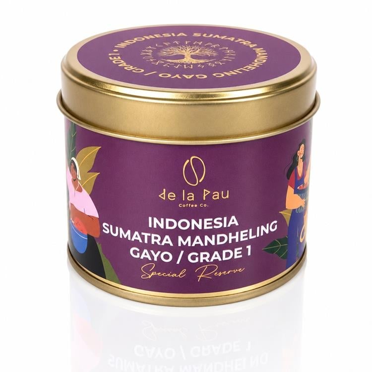 De La Pau Sumatra Mandheling Gayo Ultra Premium Series Natural Whole Bean Coffee 70 g