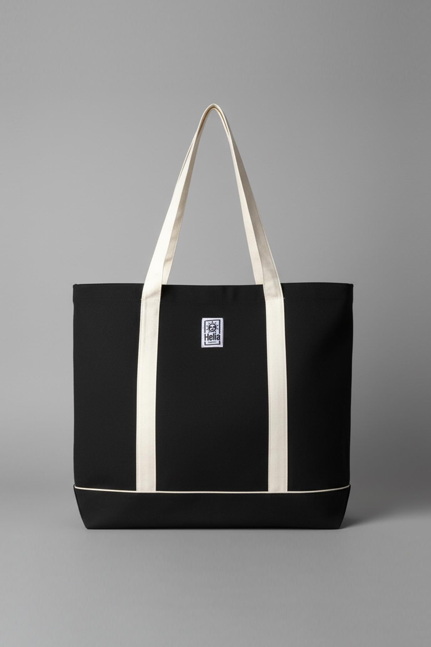 HF Black Beach Bag