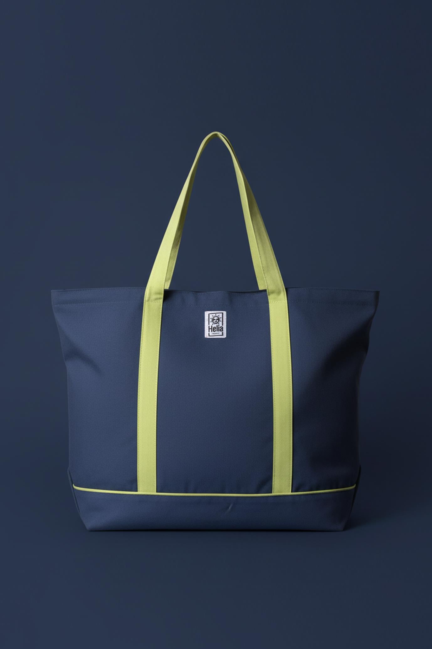 HF Dark Powder Blue Beach Bag