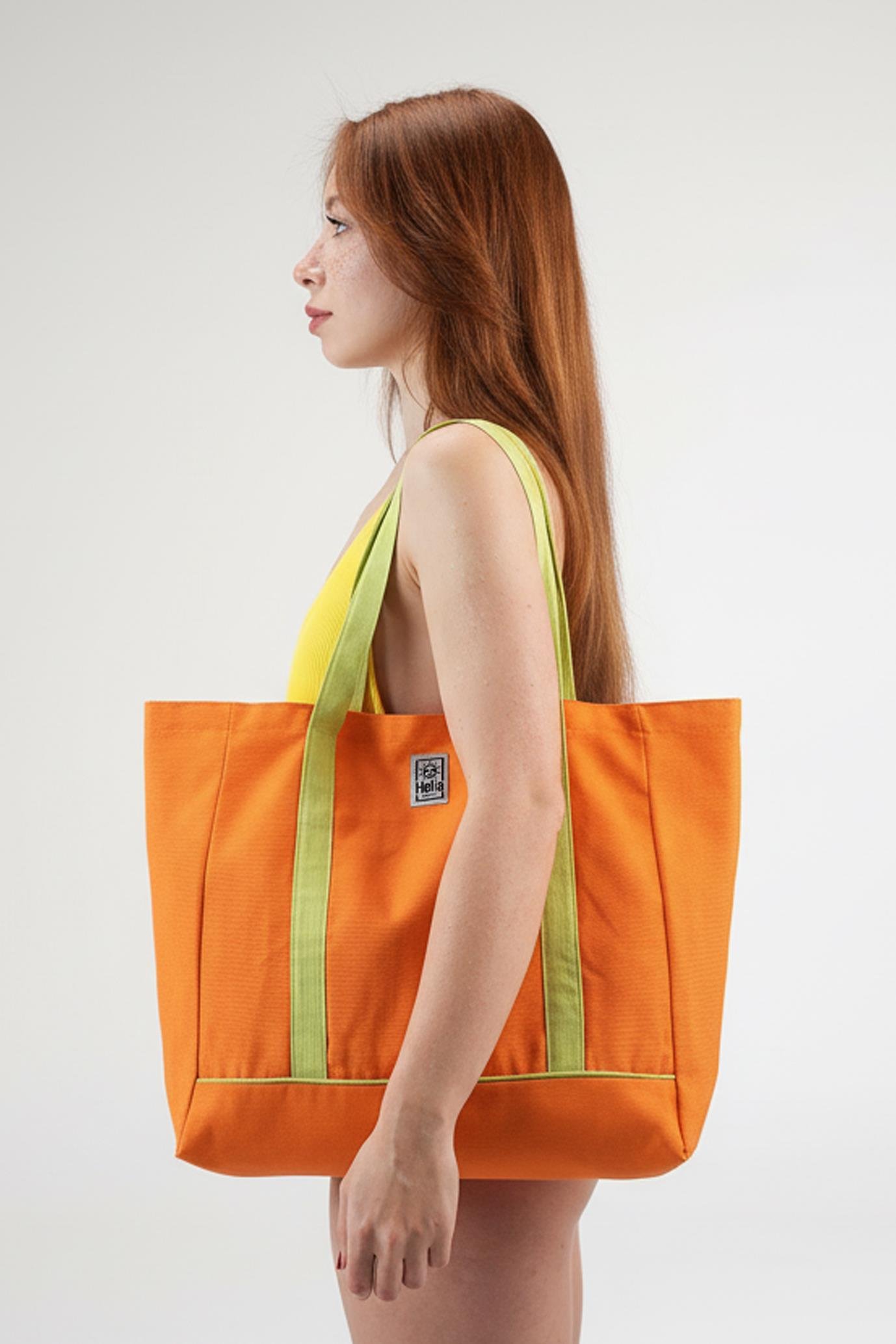 HF Orange Beach Bag