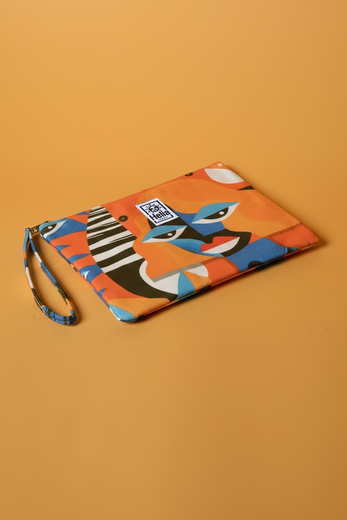 HF Tangerine Clutch Bag