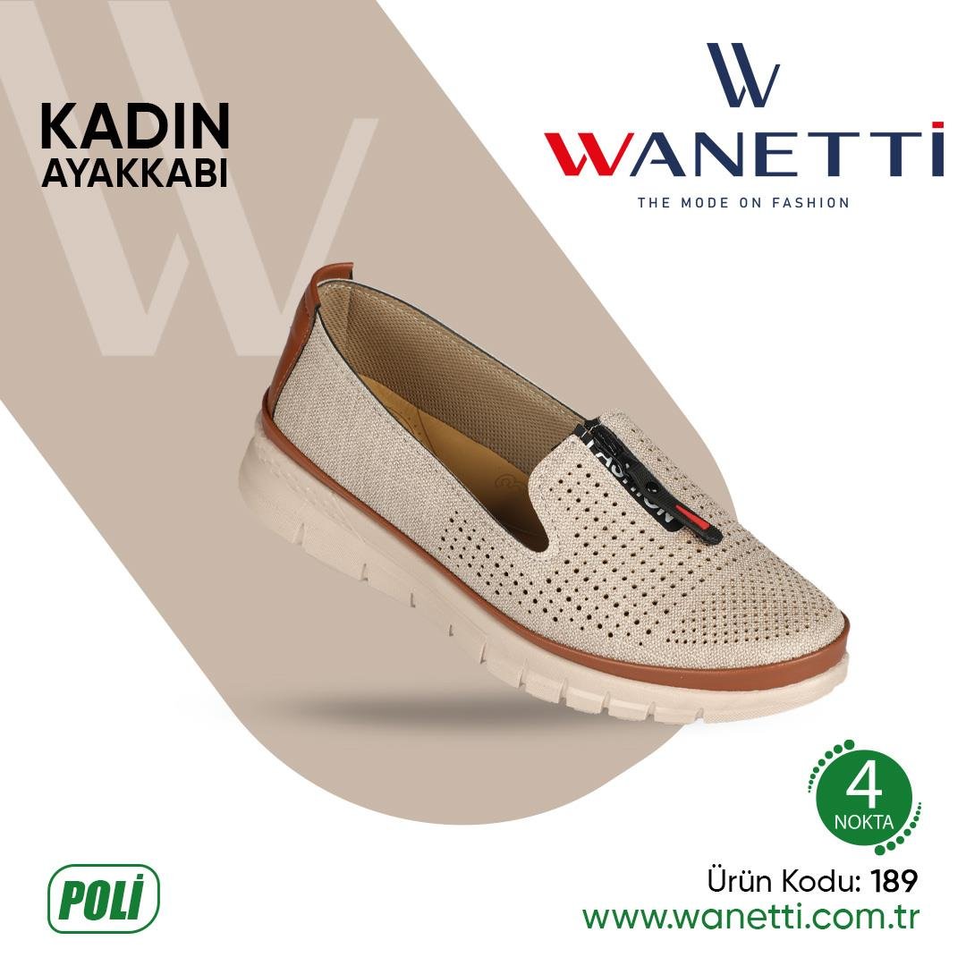 189 Atom Poli Taban Bayan Ayakkabı