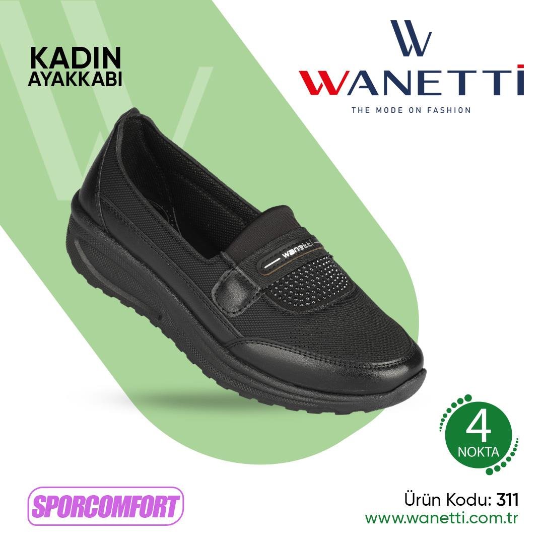 311 Poli Taban Lazerli Comfort Spor Bayan Ayakkabı