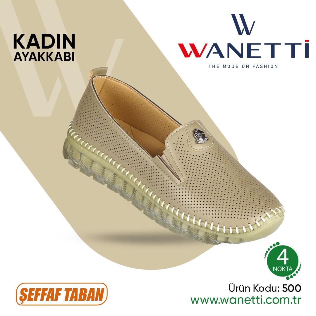 500 Şeffaf Taban Hcbaby Bayan Ayakkabı