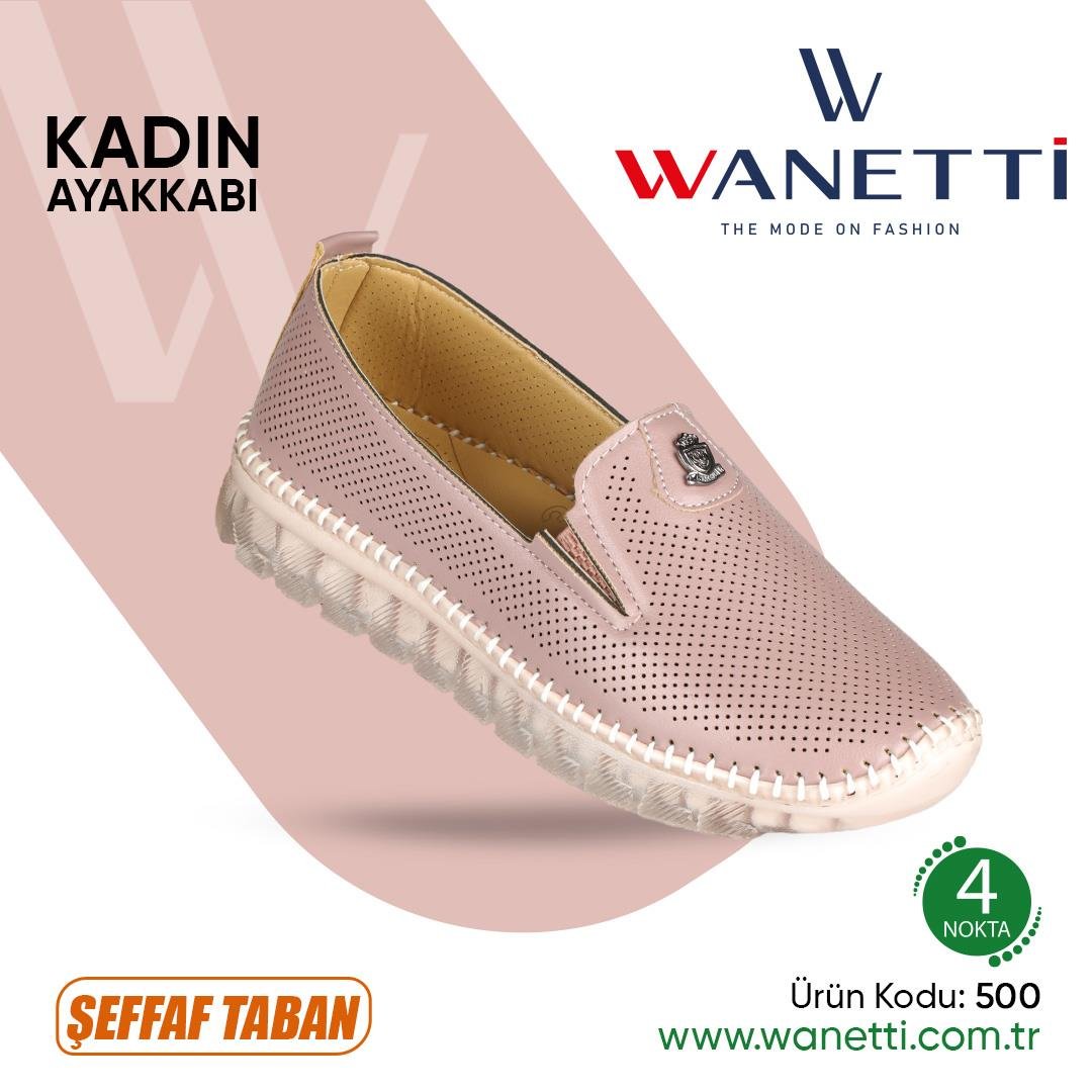 500 Şeffaf Taban Hcbaby Bayan Ayakkabı