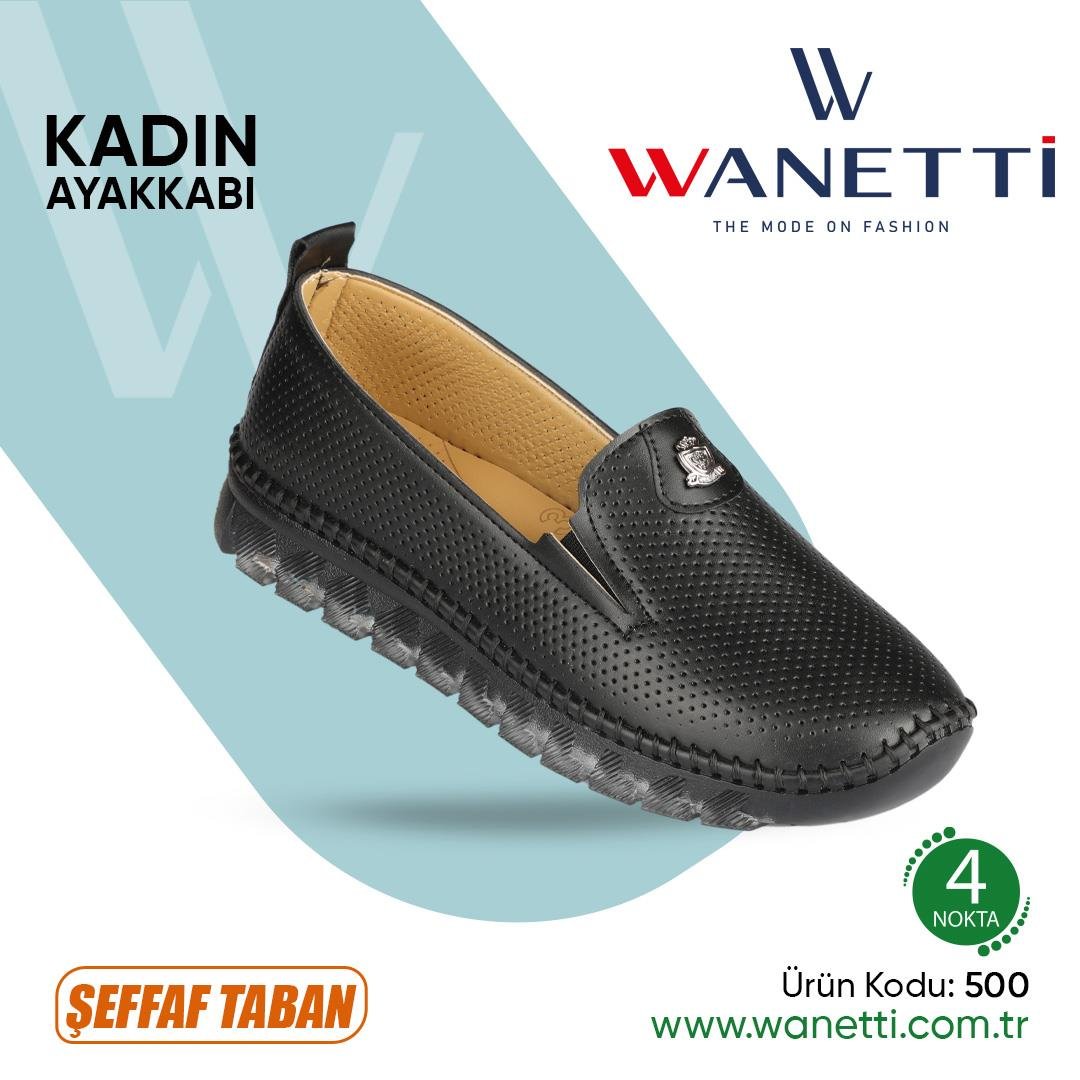 500 Şeffaf Taban Hcbaby Bayan Ayakkabı