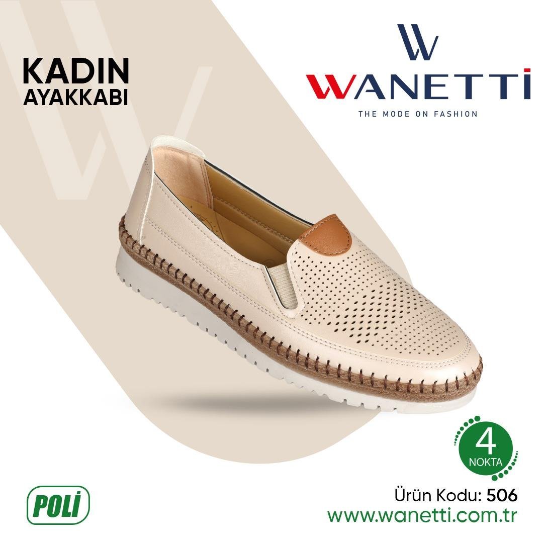 505 Poli Taban Hcbaby Lazerli Bayan Ayakkabı