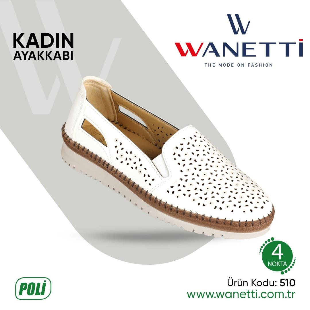 510 Poli Taban Hcbaby Lazerli Bayan Ayakkabı