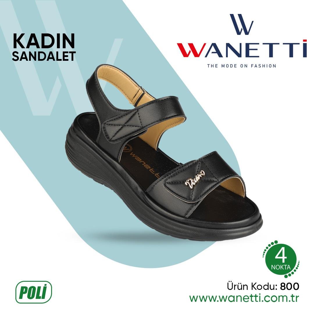 800 Poli Taban Bayan Sandalet