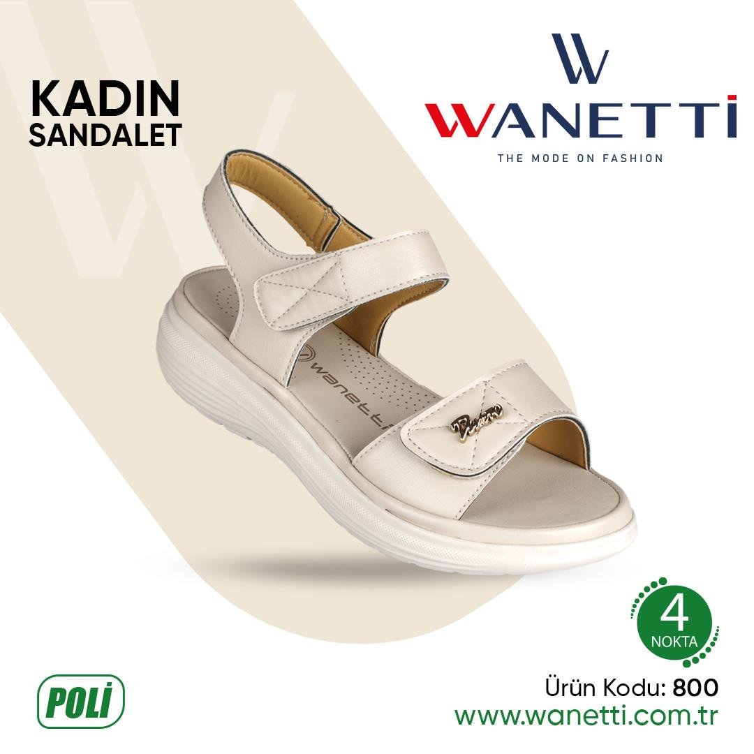 800 Poli Taban Bayan Sandalet