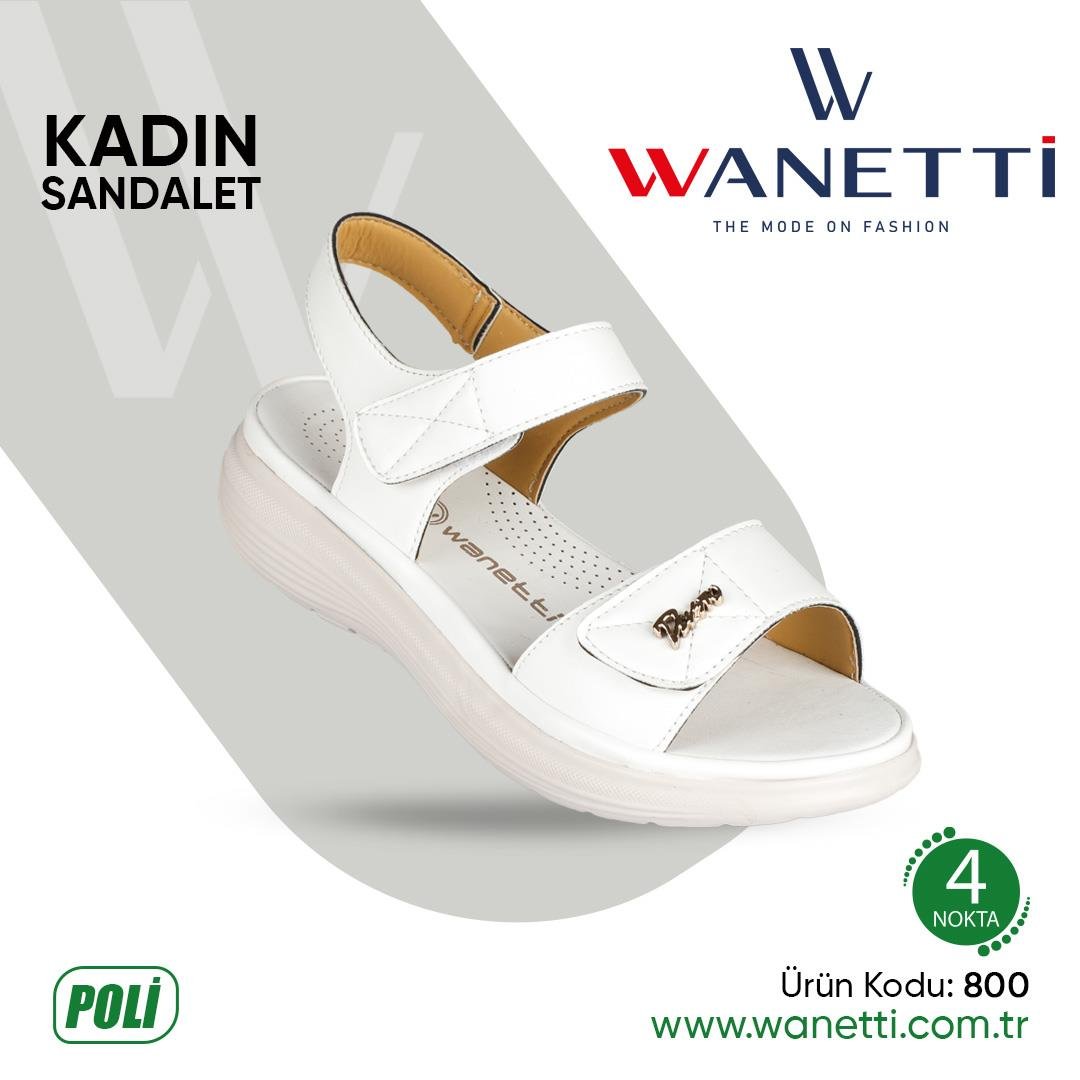 800 Poli Taban Bayan Sandalet