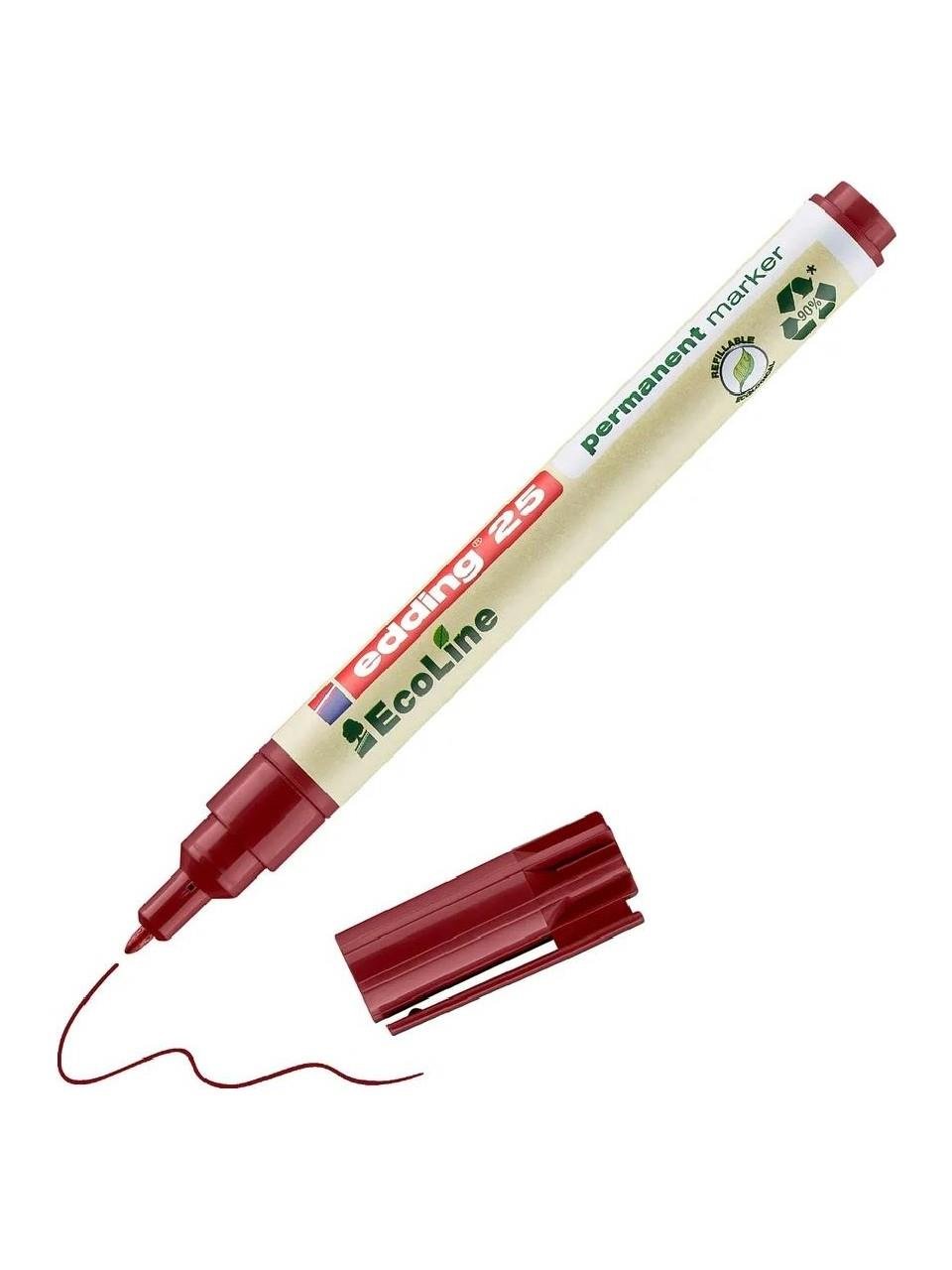 Edding-Edding Permanent Markör E25 Ecoline Kırmızı