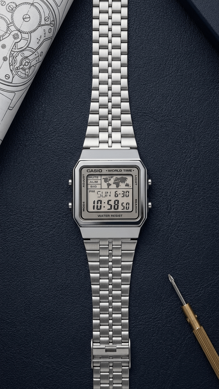 Casio A500WA-7DF Unisex Dijital Kol Saati