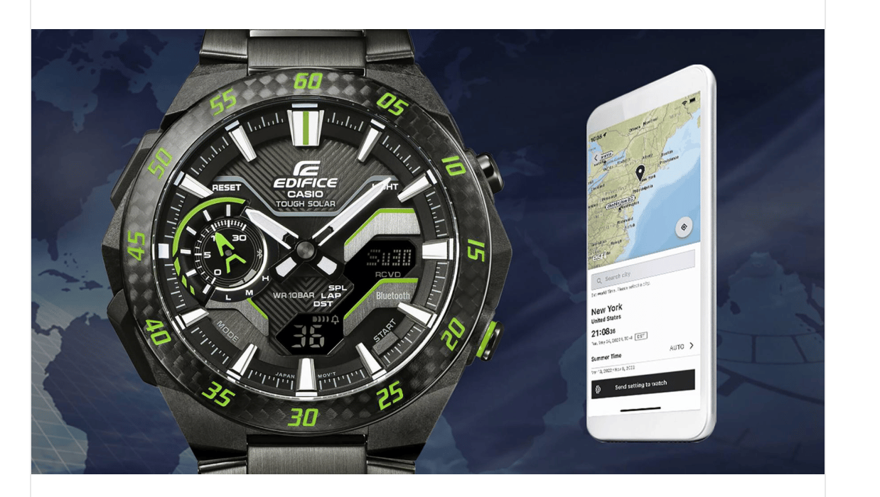 Casio ECB-2200RC-1A9DF Kol Saati