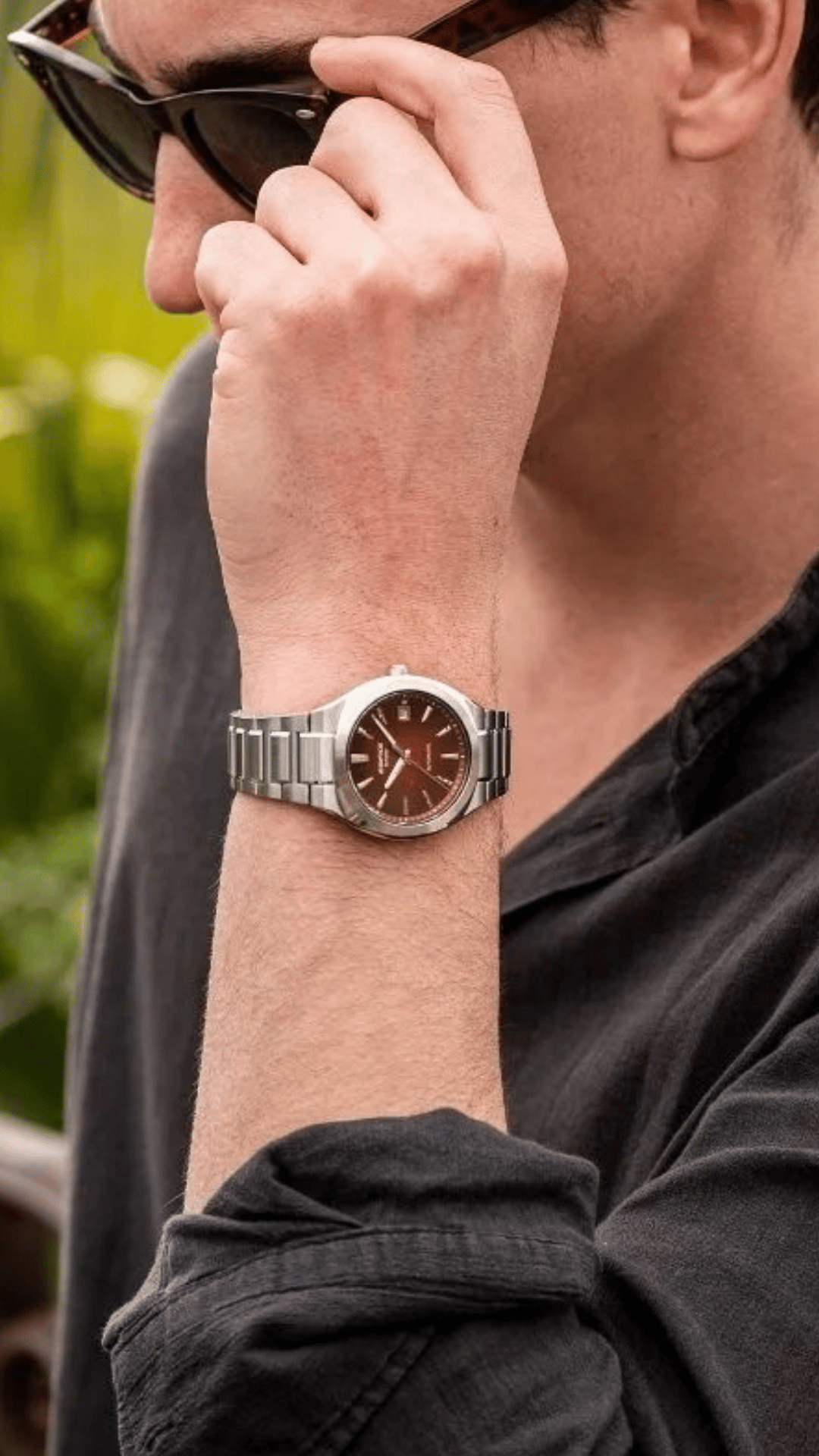 Casio Edifice EFK-200D-4ADR Otomatik Erkek Kol Saati – Bordo Kadran