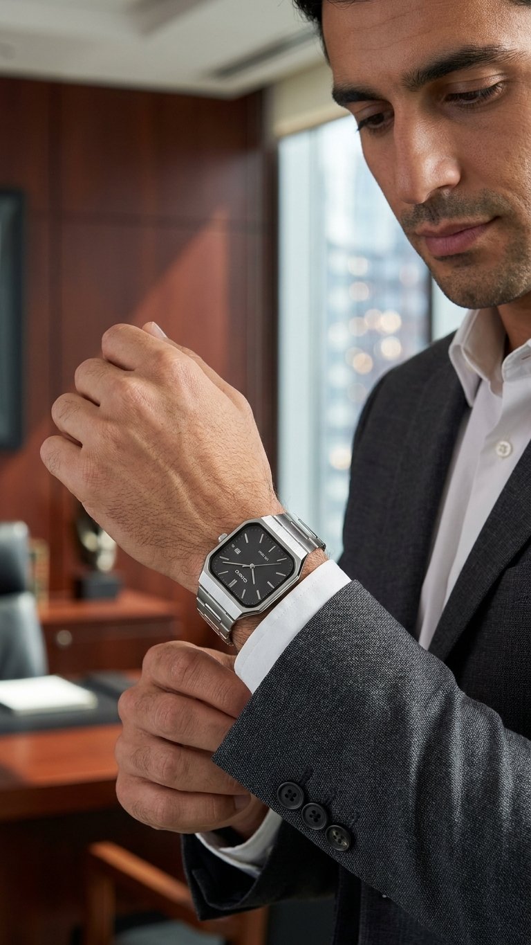 Casio MTP-B185D-1AVDF Erkek Kol Saati