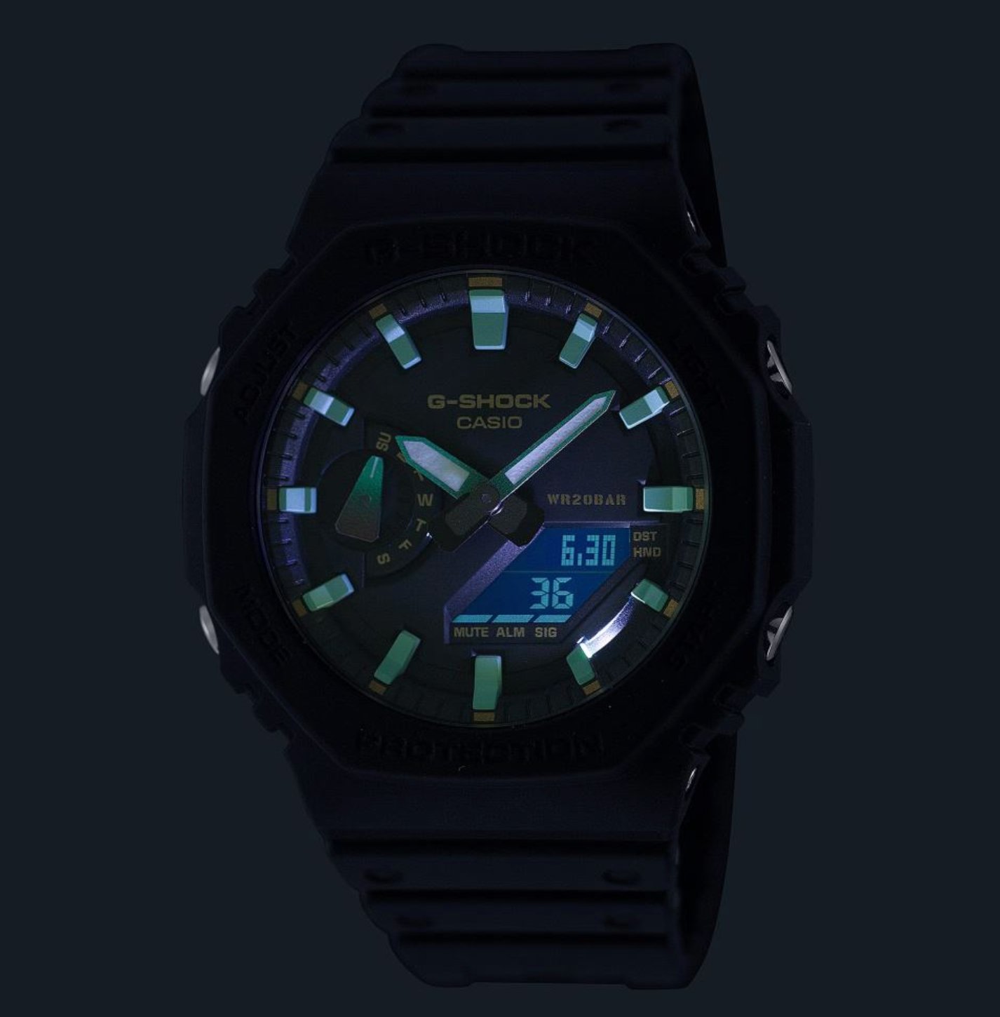G-SHOCK Casio marka GA-2100RC-1ADR Kol Saati