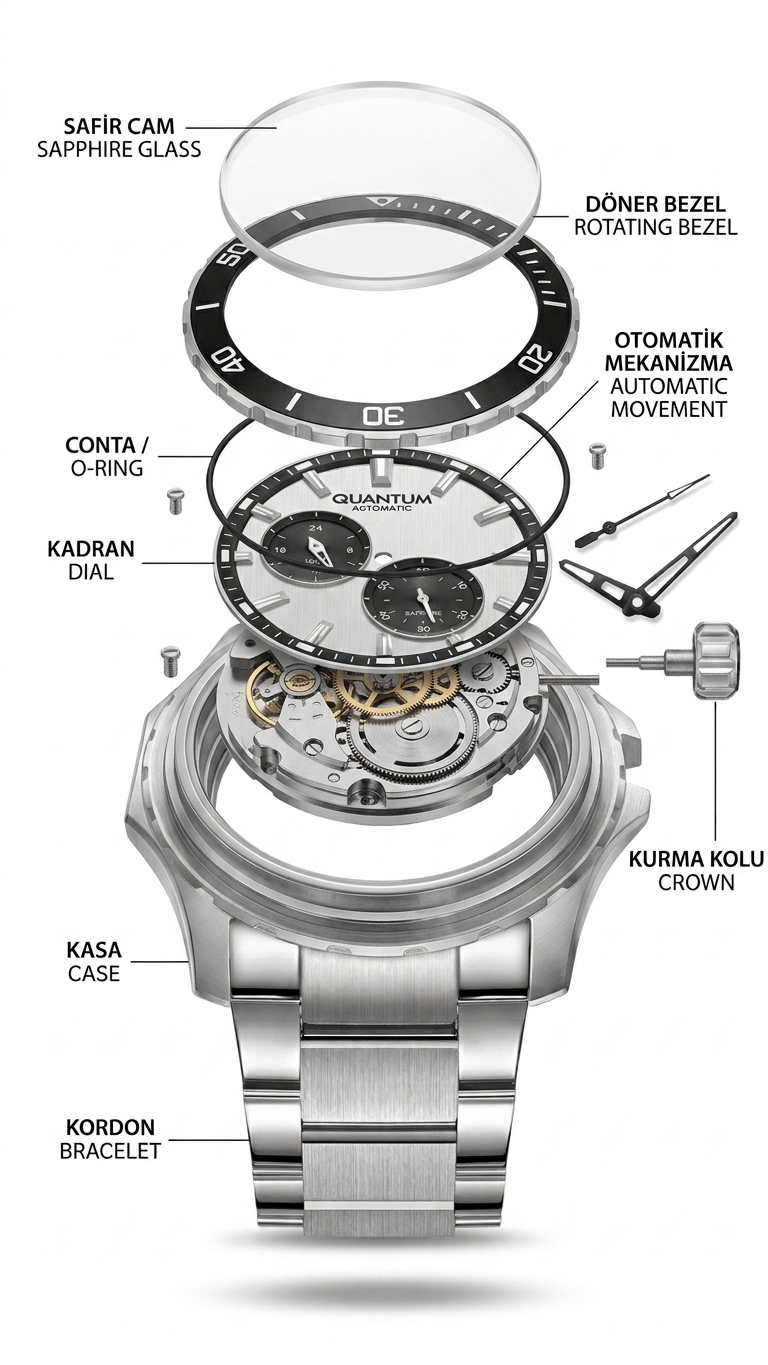 Quantum Adrenalina QMG1308.330 Otomatik Erkek Kol Saati