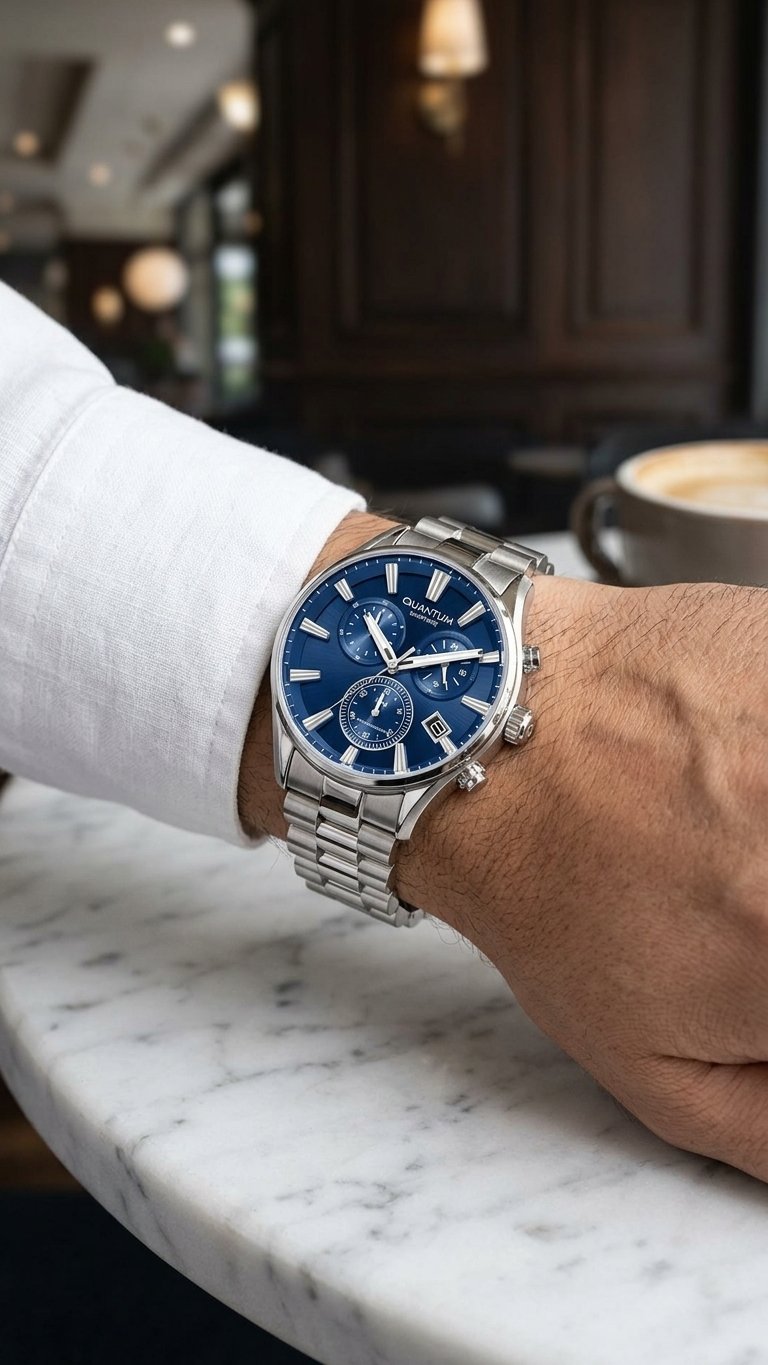 Quantum PWG1193.390 Erkek Kronograf Kol Saati | Safir Cam | 10 ATM