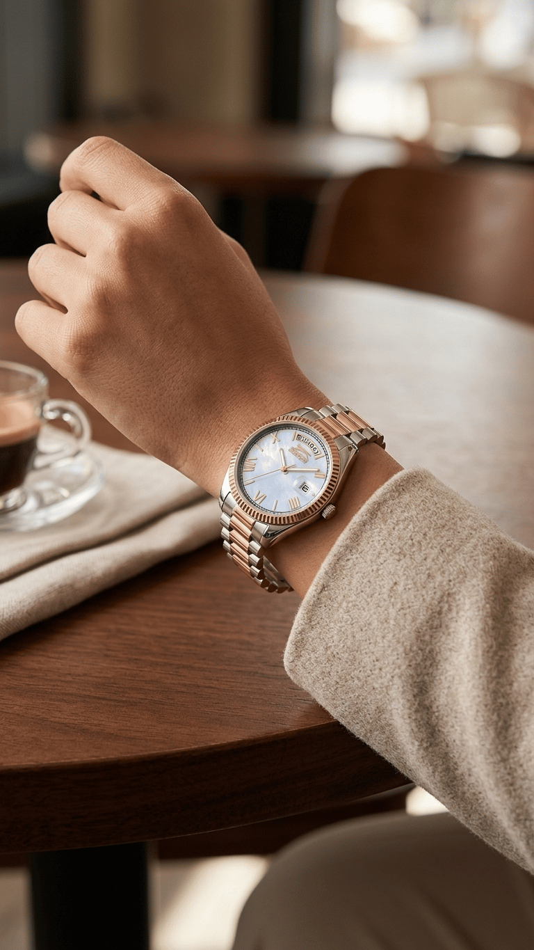 Slazenger SL.09.2338.4.12 Rose Gold Gümüş Çelik Kadın Kol Saati  Kopyala
