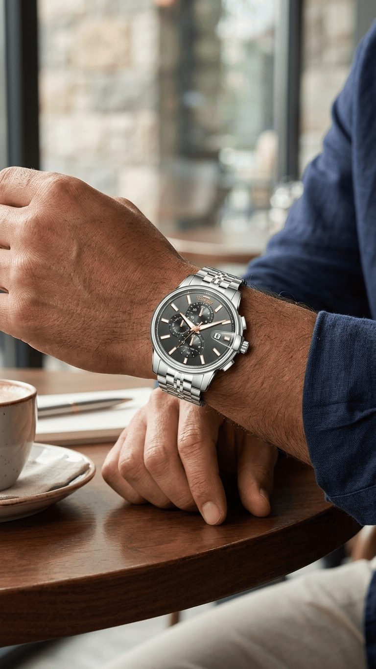 Slazenger SL.09.2551.2.04 Füme Kadran Çelik Erkek Kol Saati