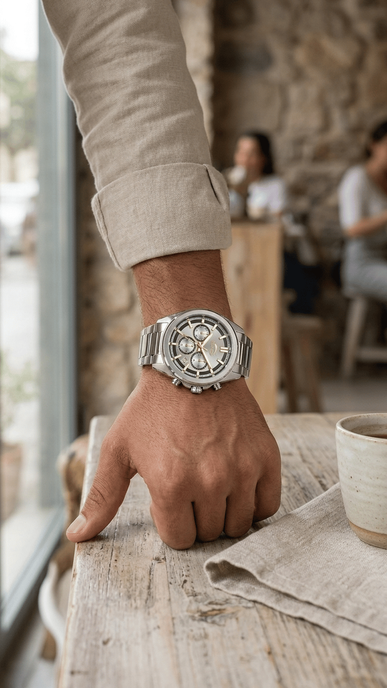 Slazenger SL.09.2554.2.04 Gümüş Metal Kordonlu Erkek Kol Saati