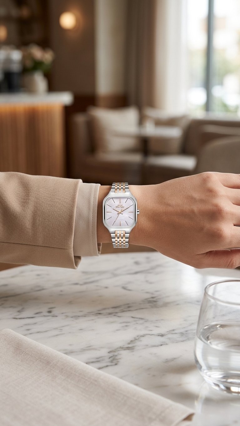 Slazenger SL.09.2622.3.560 Gümüş/Rose Gold Kadın Kol Saati