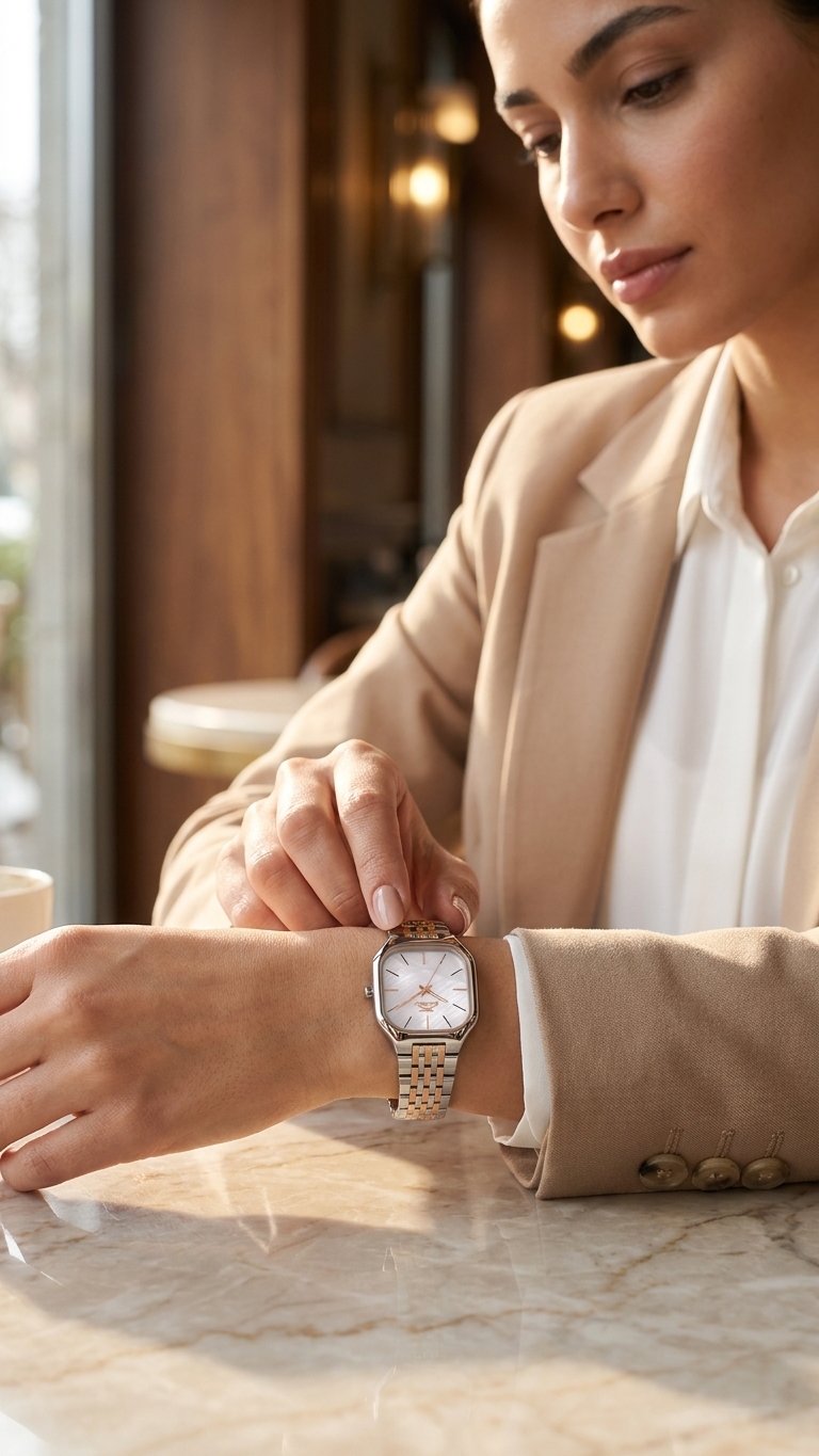 Slazenger SL.09.2622.3.560 Gümüş/Rose Gold Kadın Kol Saati