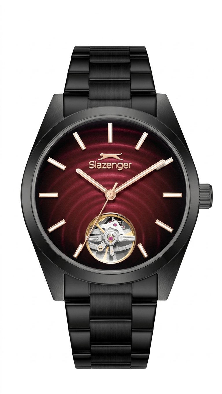 Slazenger SL.09.2625.1.680 Bordo Kadran Otomatik Erkek Kol Saati