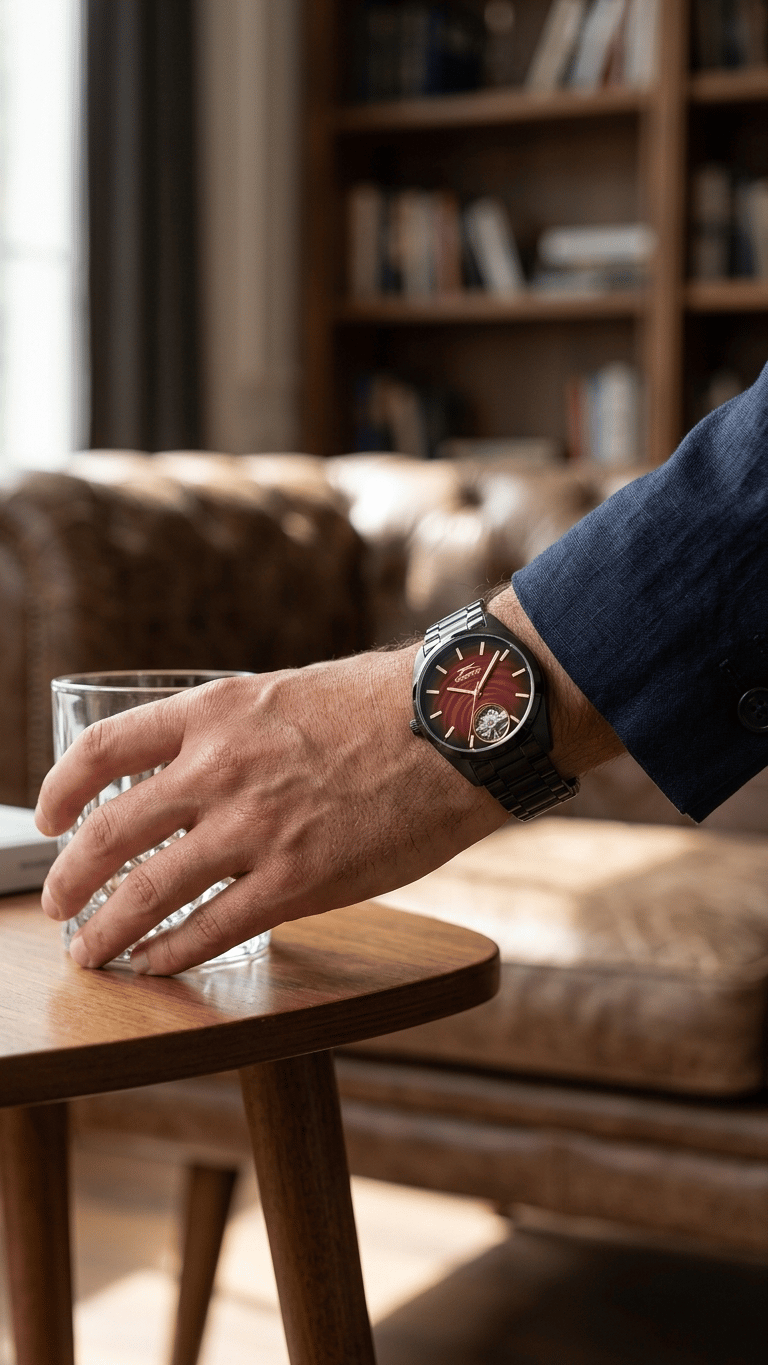 Slazenger SL.09.2625.1.680 Bordo Kadran Otomatik Erkek Kol Saati